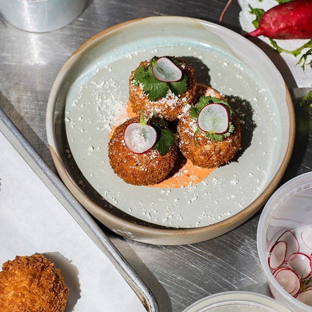 Birria Stuffed Rice Balls Birria Stuffed Rice Balls